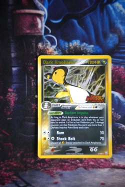 Dark Ampharos 2/109 EX Team Rocket Returns 2004 Pokemon Holo - Image 3