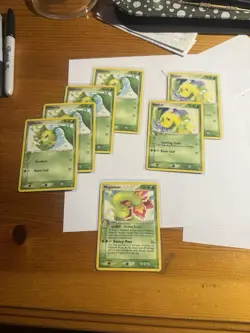 Pokemon Chikorita, Bayleaf & Meganium Set - EX Unseen Forces 7 Card Lot - Image 1