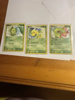 Pokemon Chikorita, Bayleaf & Meganium Set - EX Unseen Forces 7 Card Lot - Image 5