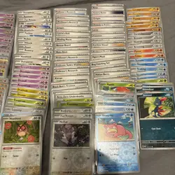 Pokemon TCG Prismatic Evolutions Common, Holo, Reverse holo Bundle NM X140 Cards - Image 1