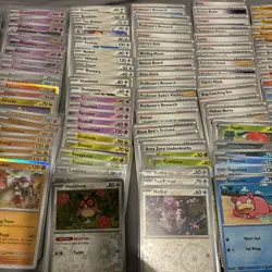 Pokemon TCG Prismatic Evolutions Common, Holo, Reverse holo Bundle NM X140 Cards - Image 3