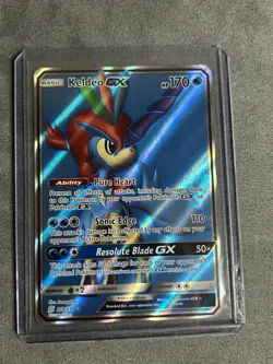 Pokemon TCG Keldeo GX Full Art Card 219/236 Unified Minds - Image 1