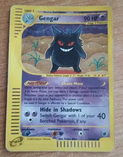 Pokemon Card- Gengar-Expedition-Holo-13/165-Rare-ENG PL - Image 1