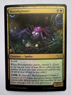 x1 Broodspinner DSK Duskmourn MTG 211 FOIL UNCOMMON - Image 1