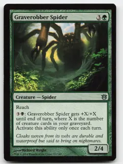 Graverobber Spider #122 (LP) Born of the Gods BNG Magic MTG - Image 1