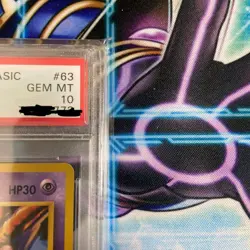 Pokemon PSA 10: ABRA 63 Old Back Unmarked 1st ED 1996 Japanese [US DDP Ship] - Image 3
