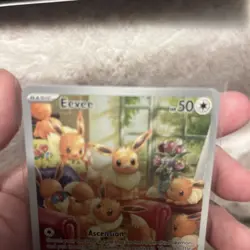 2024 Pokemon TCG English TWM EN Eevee 188/167 Full Art Holo AX92 - Image 2