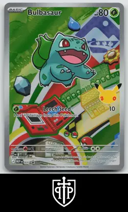 Pokemon - Bulbasaur 037 Mega Evolution - Holo Black Star Promo - NM - Image 1