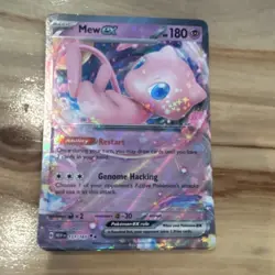 Pokemon Mew EX 151/165 Scarlet & Violet 151 Ultra Rare Full Art Holo 180 HP - Image 1