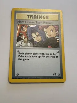 Pokemon TCG Here Comes Team Rocket! 15/82 Team Rocket Set Holo Rare VTG WOTC LP+ - Image 1