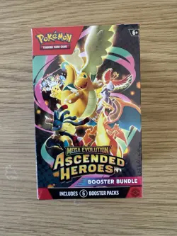 Pokemon Mega Evolution Ascended Heroes Booster Box 6 Packs - Image 1