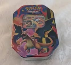 Pokemon TCG Mega Charizard Y Ex Tin New Sealed - Image 1