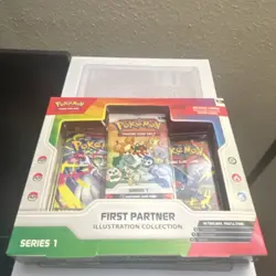 Pokemon First Partner Illustration Collection Series 1 Box-Sealed-Promo - Image 1