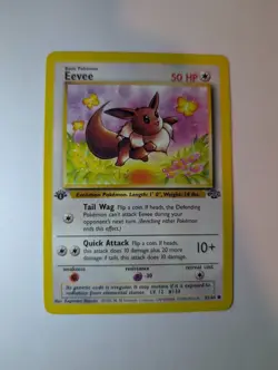 Pokemon Jungle Eevee 51/64 1st Edition Non Holo - Image 1