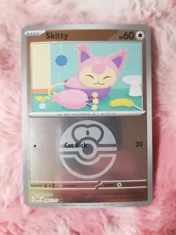 Skitty (Love Ball) 165/217 Holo Common Ascended Heroes Pokemon Reverse Holo - Image 1