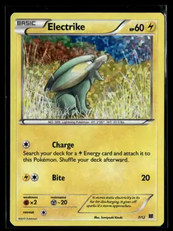 Pokemon TCG McDonald's Promos 2015 #007/012 Electrike Confetti Holo - Image 1