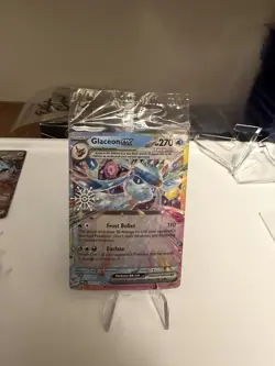 Glaceon ex 026/131 SEALED Snowflake Stamped Promo Pokemon: Prismatic Evolutions - Image 1