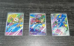GEN 7 Pokemon TCG First Partner Illustration Collection Series 1 Set NM/Mint - Image 1