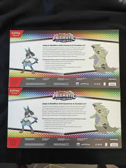 Pokemon TCG SV: Lucario Ex & Tyranitar Ex PREMIUM COLLECTION - LOT OF 2 - Image 2