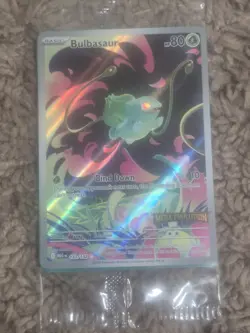 Bulbasaur - 133/132 (Mega Evolution Stamped) Illustration Rare Holo NM Pokemon - Image 1