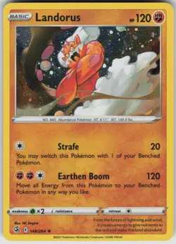 Pokemon Landorus - (Cosmos Holo) Promo Blister Exclusives 148/264 NM - Image 1