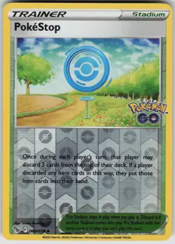 Pokemon PokeStop Uncommon Pokemon GO 068/078 NM - Image 1