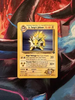 Pokemon TCG Lt. Surge's Jolteon Gym Challenge 28/132 - Image 1