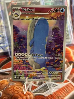 Pokemon TCG Pokemon Wailord Wailord Holo (JTG) 162/159 Near Mint NM - Image 1
