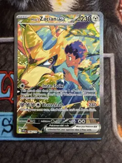 Pokemon TCG - Hop's Zacian ex - 186/159 - SV Journey Together - Image 1