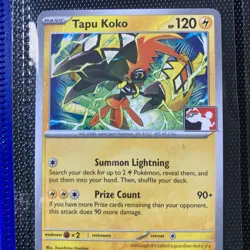 Tapu Koko 065/191 Pokemon Play! Prize Pack Series 7 - Image 1