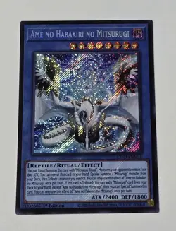 Ame no Habakiri no Mitsurugi Secret Rare - L26D-ENM10 - YuGiOh English - Image 1