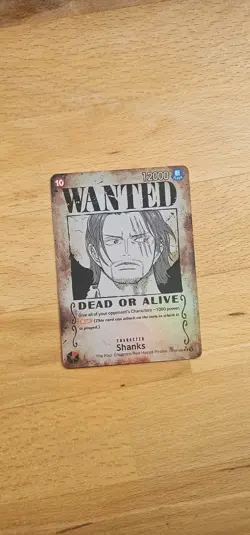 One Piece TCG - Shanks Wanted (OP09 - 004) (V.3) English - Image 2