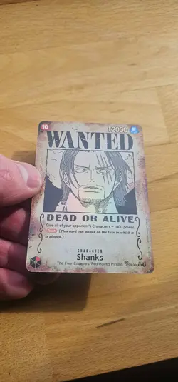 One Piece TCG - Shanks Wanted (OP09 - 004) (V.3) English - Image 4
