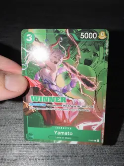 Carte One Piece Card Yamato P-008 Promo WINNER English Card - Image 3
