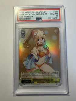 Weiss Schwarz Sks/W123-018S SR Darkness Konosuba Kadokawa Sneaker Bunko PSA 10 - Image 1
