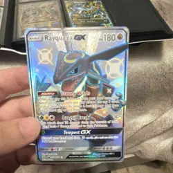 Pokemon Rayquaza GX 177A/168 Promo Holo Full Art Alternate Art Card - Image 1