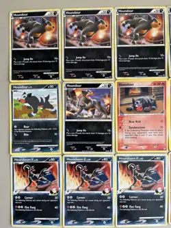 NM/LP Pokemon Houndour/Houndoom Assorted Card Lot One Owner Collection - Image 2
