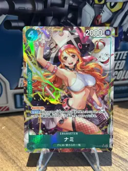 Nami Alt Art OP14-031 SR The Azure Sea's Seven ONE PIECE Card Game Japanese NM - Image 1