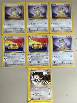 NM/LP Pokemon Meowth/Persian Assorted Card Lot One Owner Collection - Image 1
