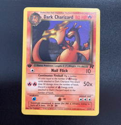 Pokemon Card Dark Charizard 1st Edition 21/82 Team Rocket ENG excellent EXC - Image 1