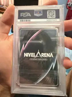 NIKKE Nivel Arena Helm Aquamarine BT02-046 SPR Signature Korean Card PSA 8!! - Image 2