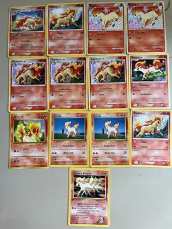 NM/LP Pokemon Ponytail/Rapidash Assorted Card Lot One Owner Collection - Image 1