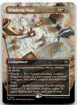 Windcrag Siege (Borderless) #392 (NM) Tarkir Dragonstorm TDM Magic MTG - Image 1