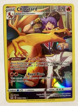Pokemon TCG: Charizard TG03/TG30 Swsh11: Lost Origin Trainer Gallery Holo - Image 1