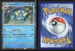 Vaporeon (Cosmos Holo) 168 Holo Promo Scarlet & Violet Promo Pokemon Holo NM - Image 3
