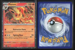 Flareon (Cosmos Holo) 167 Holo Promo Scarlet & Violet Promo Pokemon Holo NM - Image 3