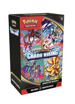 Pokemon TCG: Mega Evolution Chaos Rising Booster Bundle 6 Packs Presale - Image 1