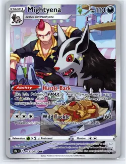 Pokemon TCG Mightyena (Indonesian) Battle Region S9a - NM - Image 1