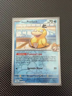Pokemon TCG Misty's Psyduck 045/182 Destined Rivals Reverse Holo Near Mint - Image 1