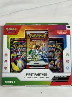 Pokemon TCG First Partner Illustration Collection Series 1 Sealed - Image 1